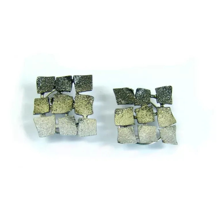 Hoja de lata ORFEGA pendientes Mosaico Cuadrado