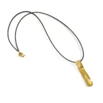 Hoja de lata aviles bisuteria Collar Caléndula Oro