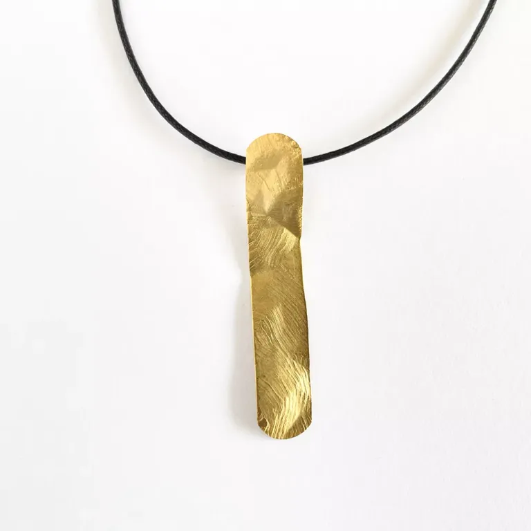 Hoja de lata aviles bisuteria Collar Caléndula Oro
