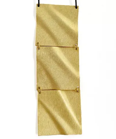 Hoja de lata aviles bisuteria Collar Tate de tres cuadrados