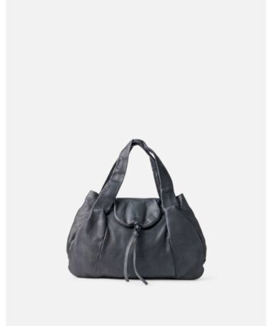 Bolso de hombro Oxford de piel