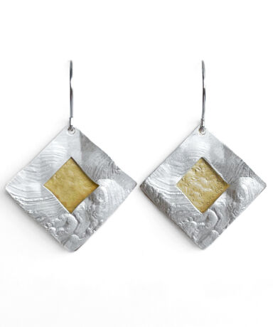 Pendientes Gancho Dobles CAMILLE PLATA|ORO