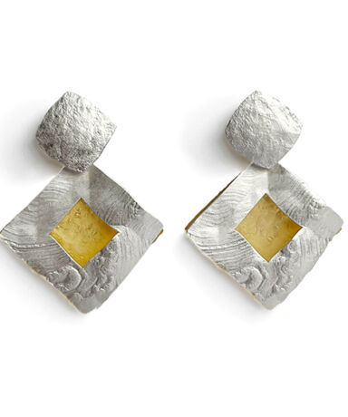 Pendientes Presión Dobles CAMILLE PLATA|ORO