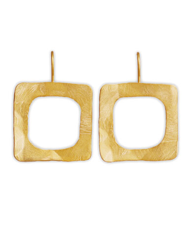 Pendientes Gancho Cuadrados KIRE
