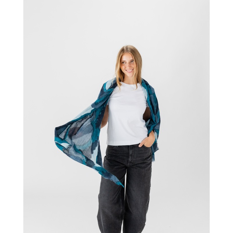 Foulard BIBA pintado a mano - Imagen 4