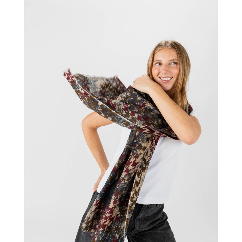Foulard BIBA lana y algodón - Imagen 4